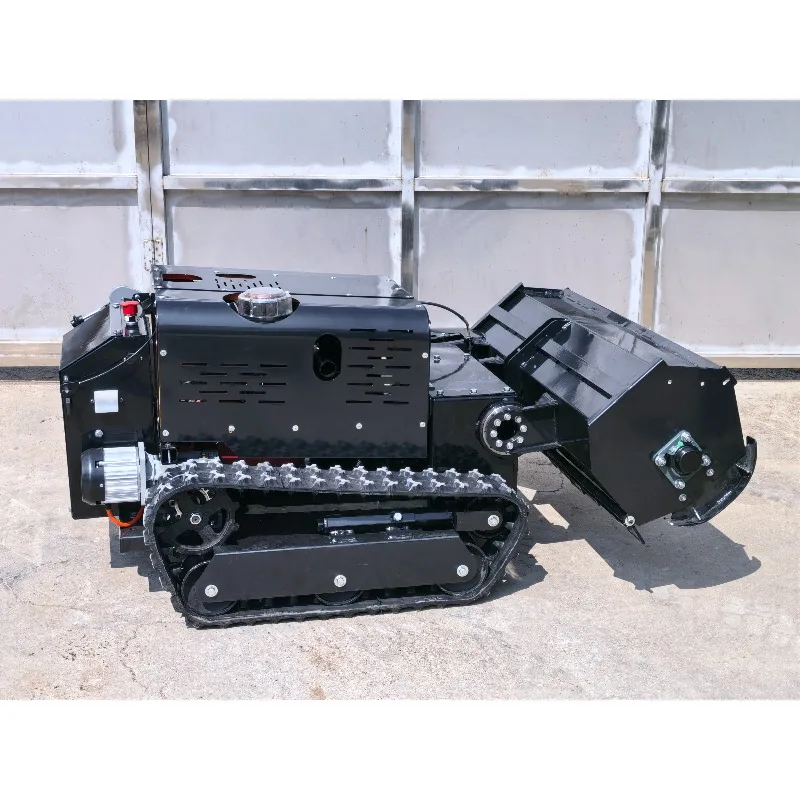 China Hot Remote Lawn Mower Factory Sale 1000 Cutting Width Lawn Mower with Adjustable Cutting Height