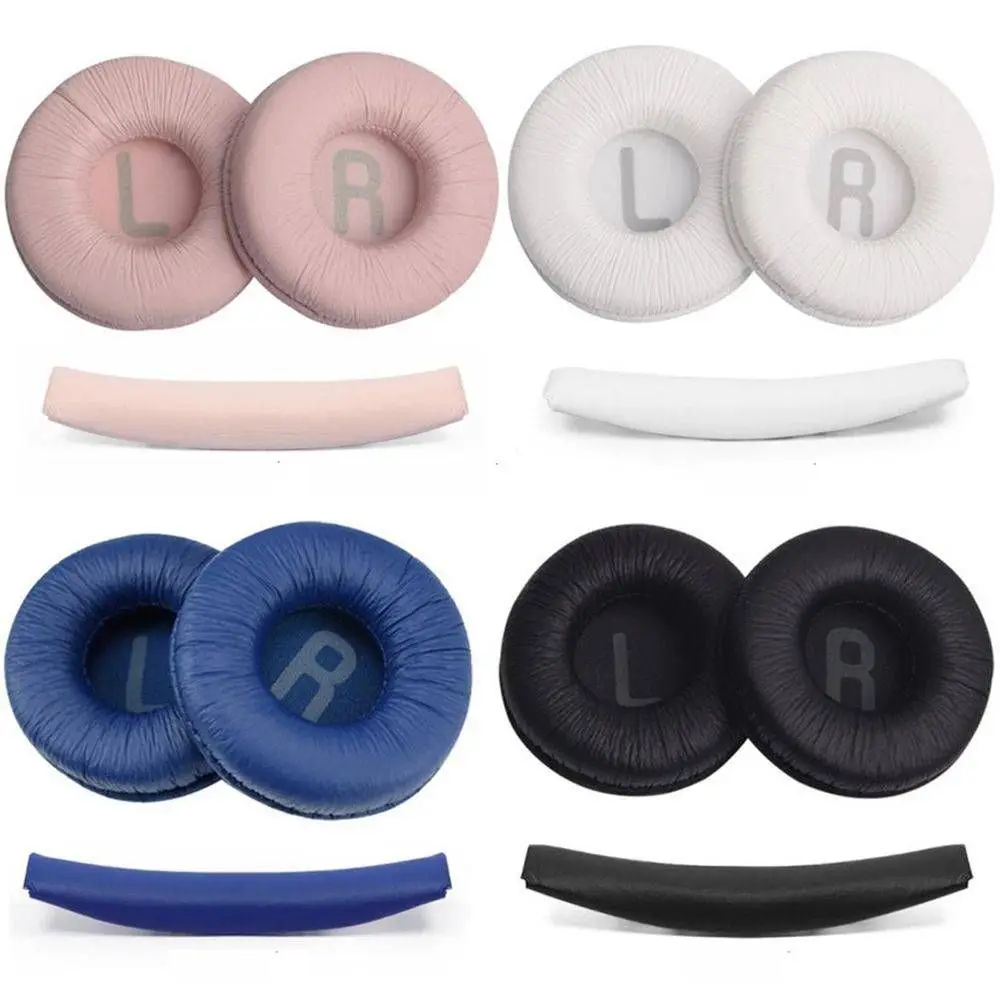 1Pair 70mm Replacement Earpads For JBL T450BT T500BT Tune600 660 510BT Ear Cushions Pad Covers Top Headband Headphone Headset