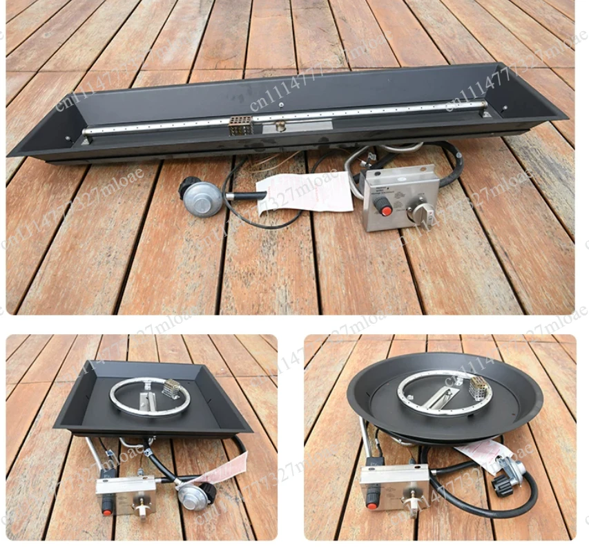 SAT137 For 300mm Round burner kit system gas outdoor Propane heater Square table Round table Factory direct sales