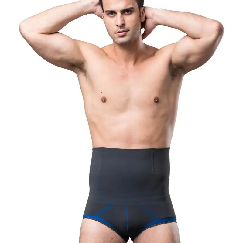 

Men Tummy Control Shorts High Waist Underwear Slimming Shapewear Body Shaper Leg Boxer Briefs