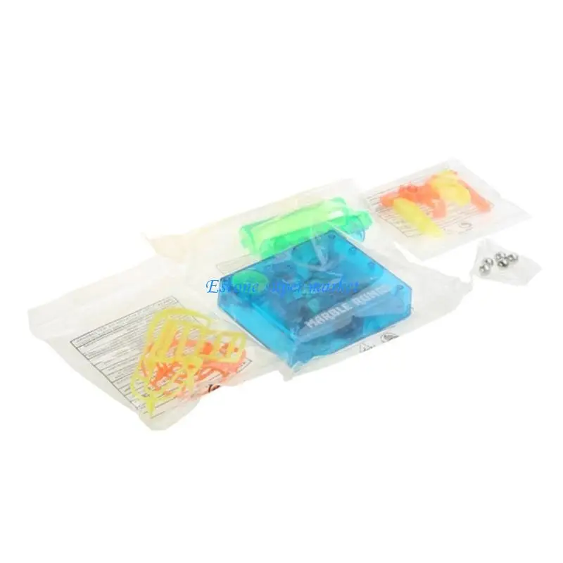 090B DIY elektrische doolhof balbaan Marble Race Run-blokken ingevoegde bouwstenen voor