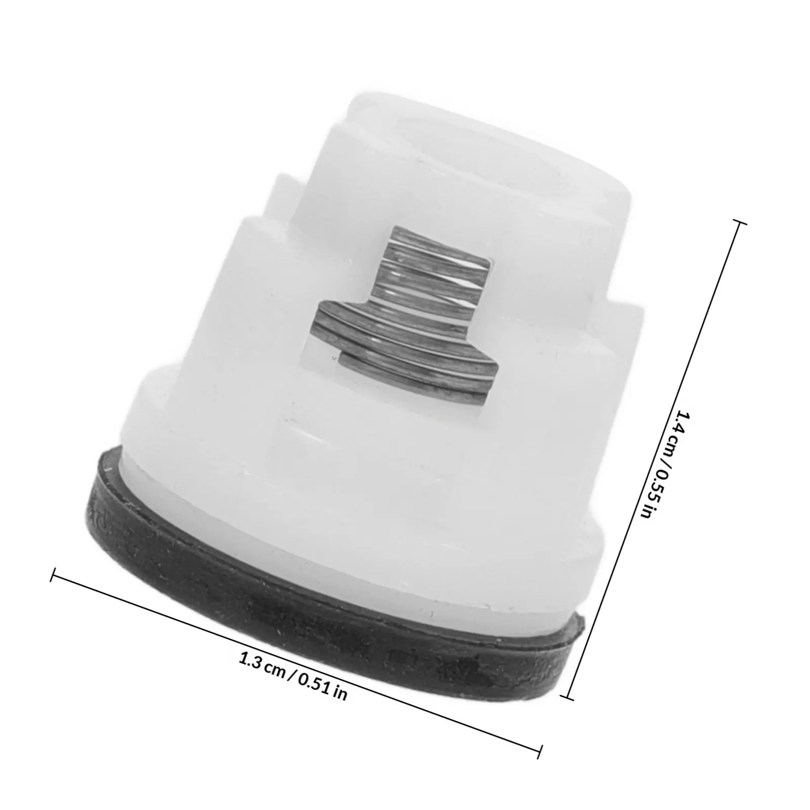 10Pcs Car Washer Valve 15Mm Small Valve Seat with Check Function for Pressure Washer Pump Replacement High Pressure Cleaning