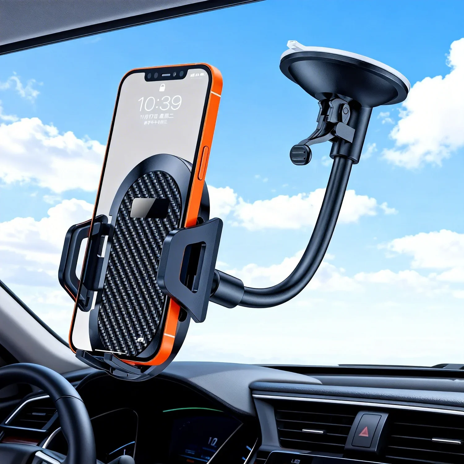 

Universal Car Bracket Gravity Auto Phone Holder Car Air Vent/Windshield/Dashboard/Window Clip Mount Mobile Phone Holder Cell Pho