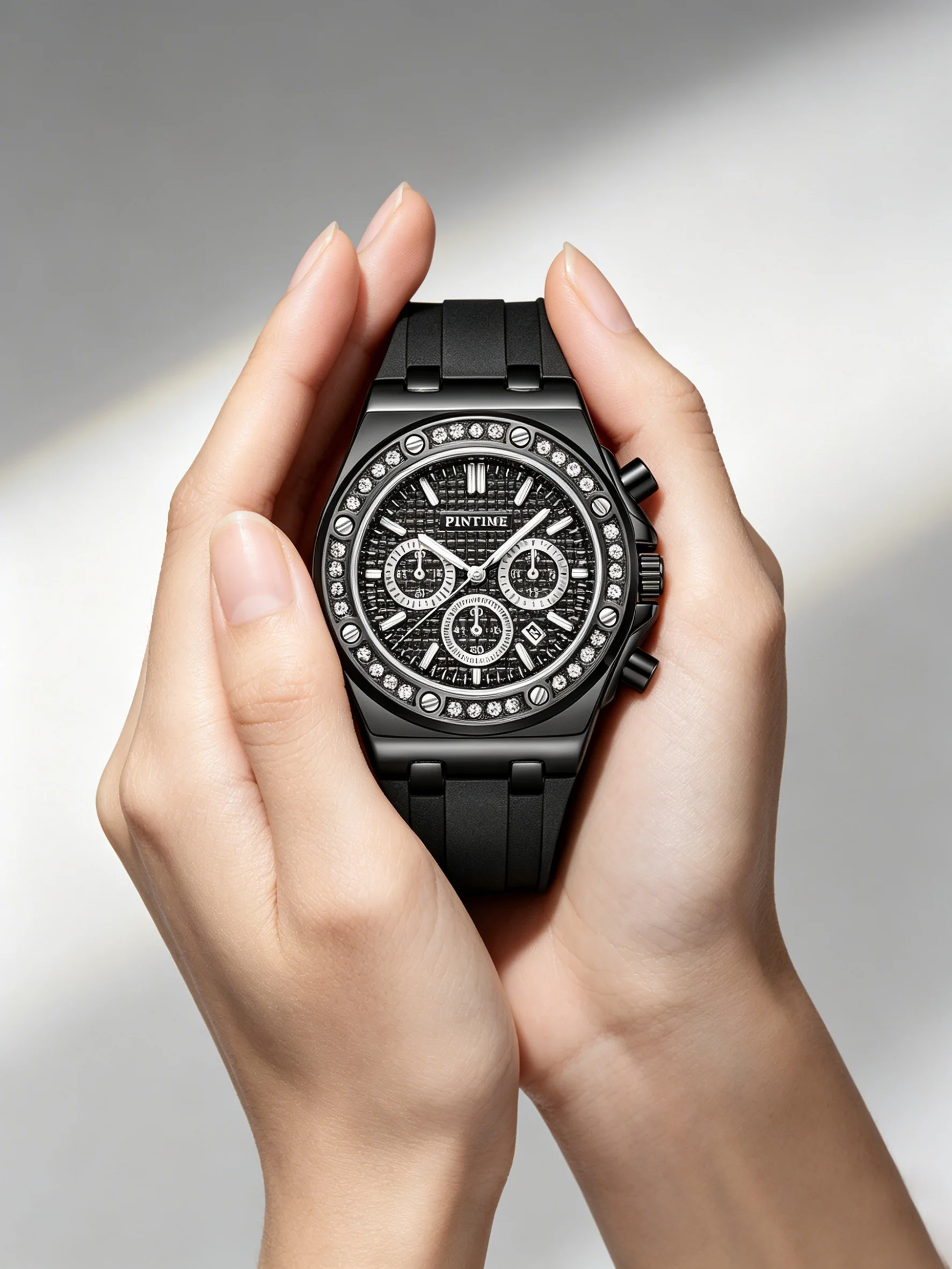 Women's Quartz Watch - Fashion Business Style Watch with Calendar Function and Luminous Display. Suitable for Valentine's Day, M