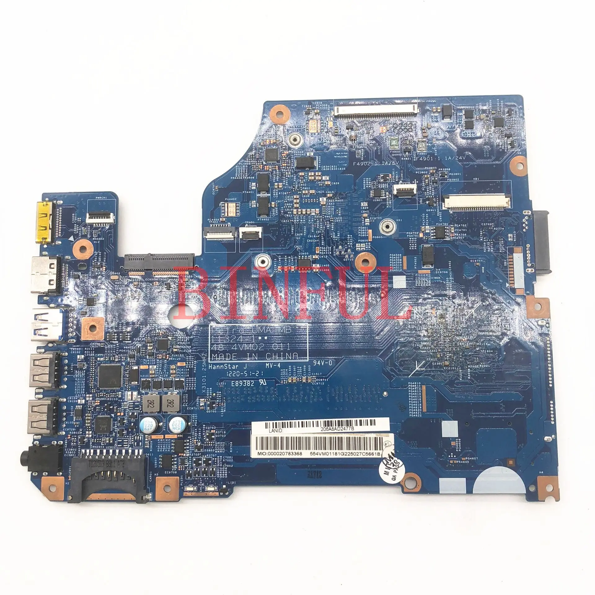 48.4VM02.011 High Quality Mainboard For V5-531 V5-471 V5-571 11324-1 Laptop Motherboard With SR0FC 967 CPU DDR3 100% Full Tested