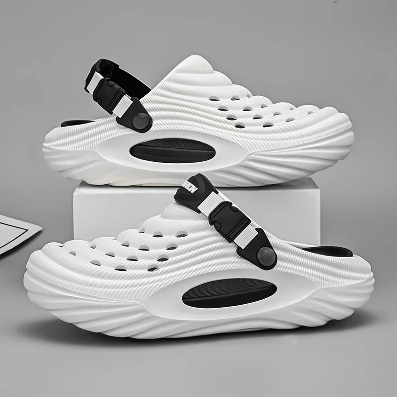 

Unisex Summer Slippers Men Clogs Platform Women Beach Sandals Outdoor Casual Non-slip Footwear Men Sandals
