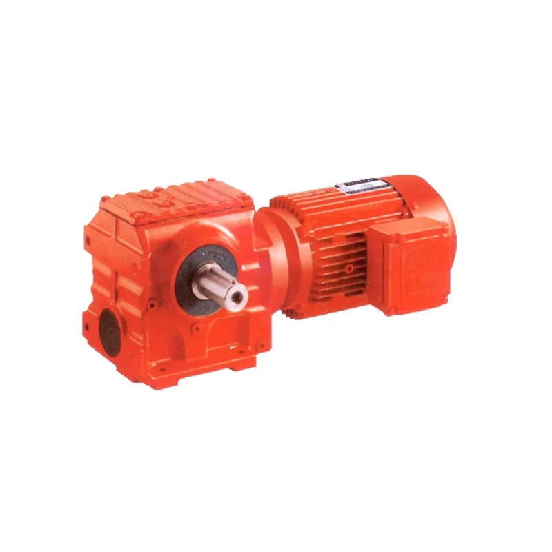 K Series Helical Bevel Geared Motor Great Speed Reducer Gear Box Speed Reducer with Motor