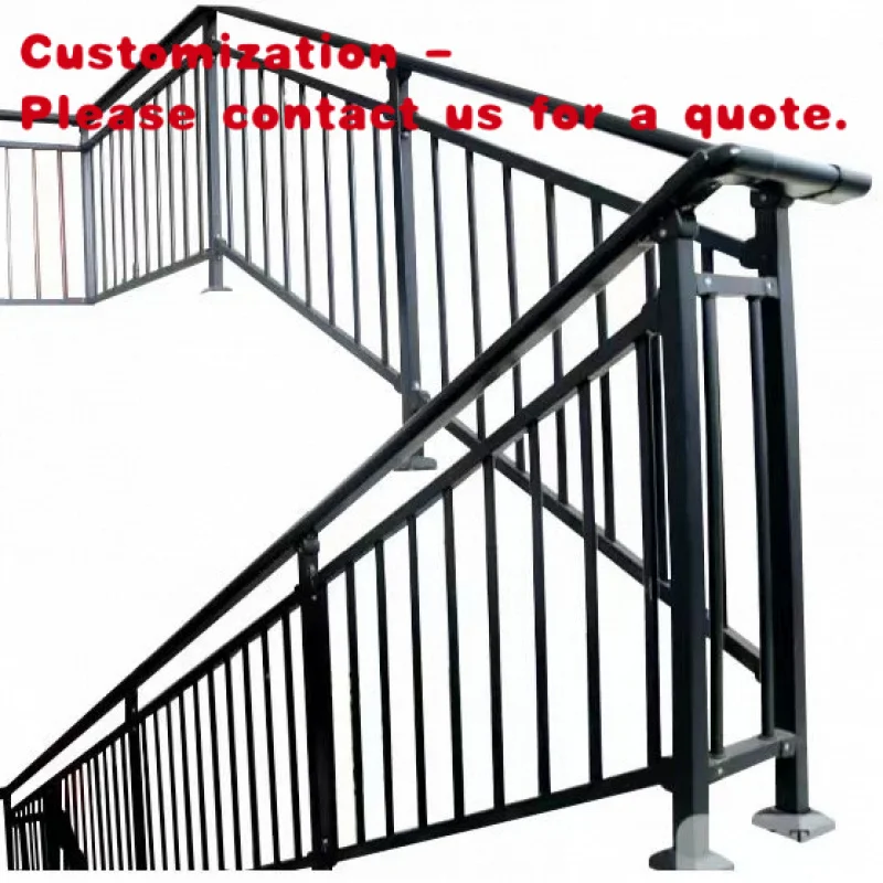 custom.Indoor High Quality Raliing Whole Sale Staircase Handrails Interior Stair Hand Railing Design Aluminum Alloy Stair Railin