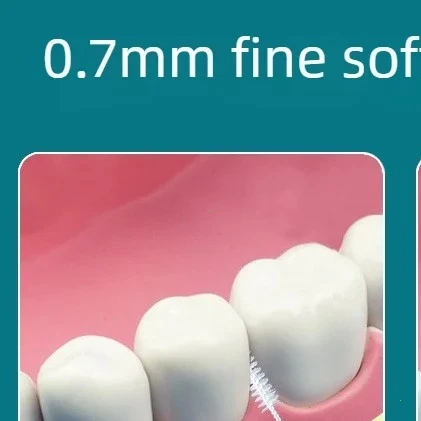 High Quality Dental Tooth Flossing Head Oral Hygiene Angle  Portable Case Easy Use 20pcs/Box Cleaning Interdental Brush Cleaners