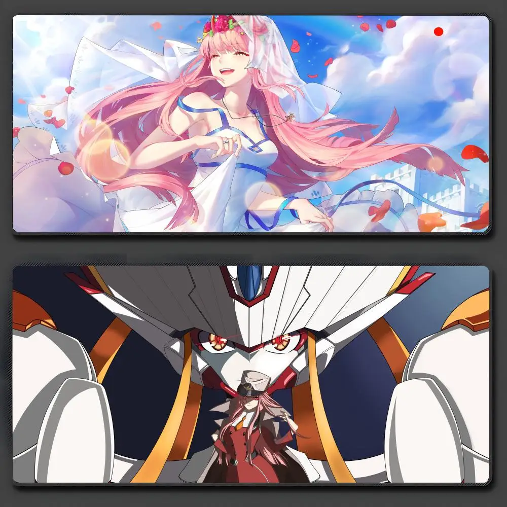 Darling In The FranXX Mouse Pad Large Anti-Slip Rubber Gaming MousePad Durable Desk Pad Thick Seam Edge Suitable For Office And