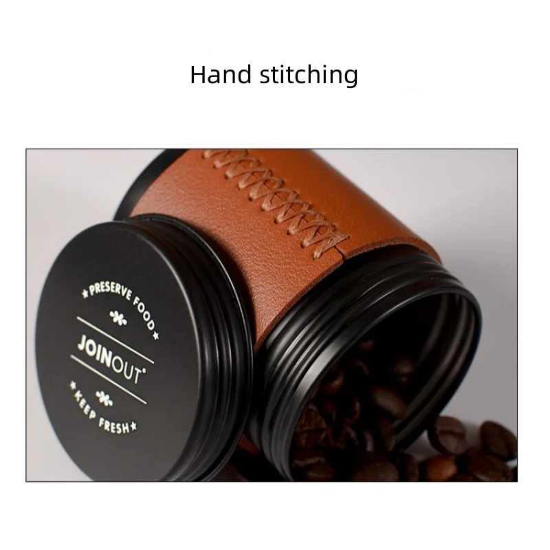 1Pcs Mini Coffee bean Storage jar Coffee Powder Sealed jar Portable Bean Storage tank Outdoor Tea jar Storage Container