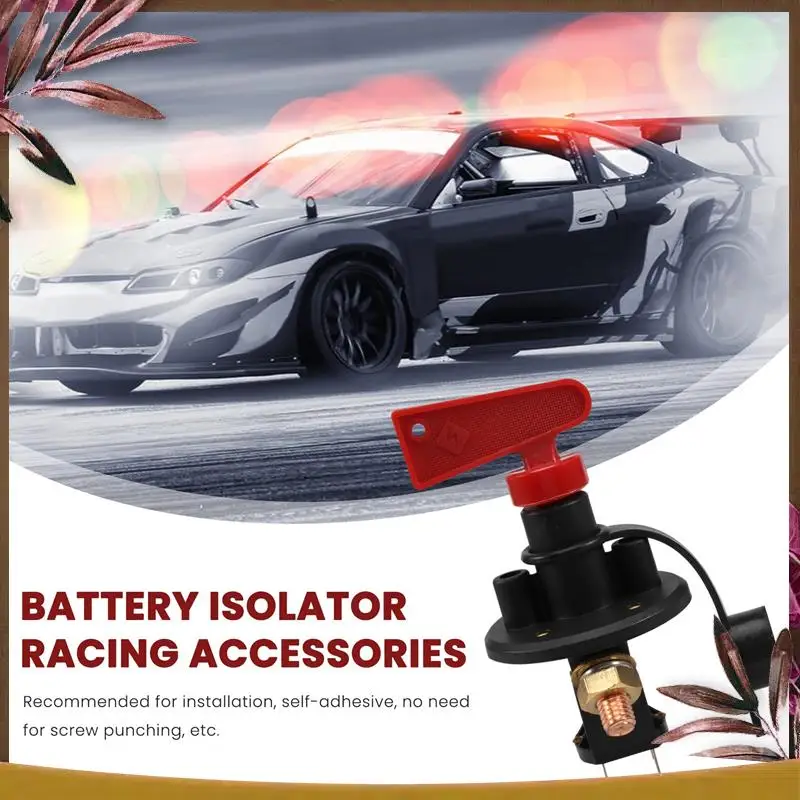 

AB59-Battery Isolator Racing Accessories Master Battery Isolator Cut Out/Off Kill Switch FIA Type Kit Car Race Rally