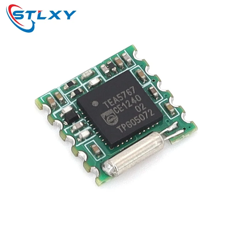 Stlxy TEA5767 Stereo FM Tuner Module DC5V Low Noise High Sensitivity Car Audio Radio Receiver Board