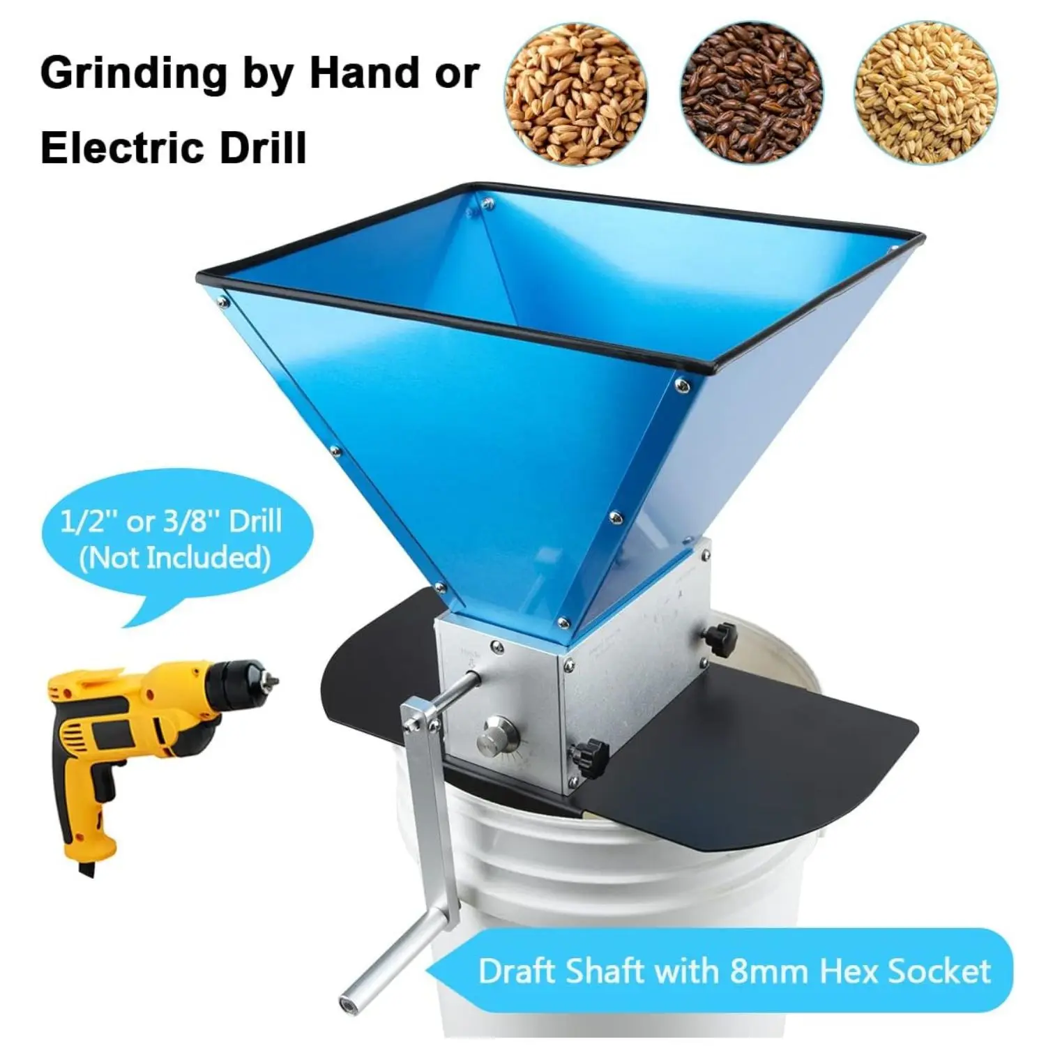 304 stainless steel brewing equipment, homemade craft beer, malt three-shaft grinding, crushing, fermentation, and household