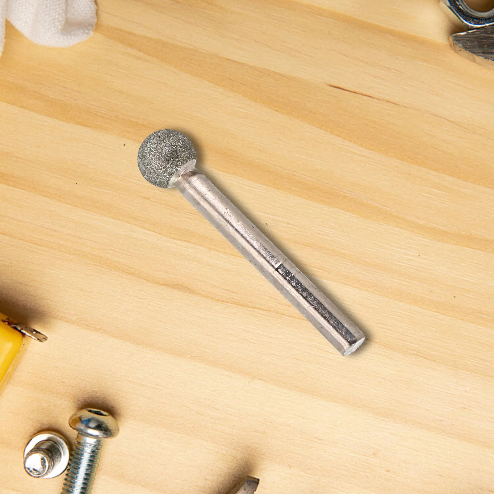 

Grinding Needle Head High Quality Diamond Round Ball Grinding Burr 6mm Shank Diameter Suitable for Stone Drill