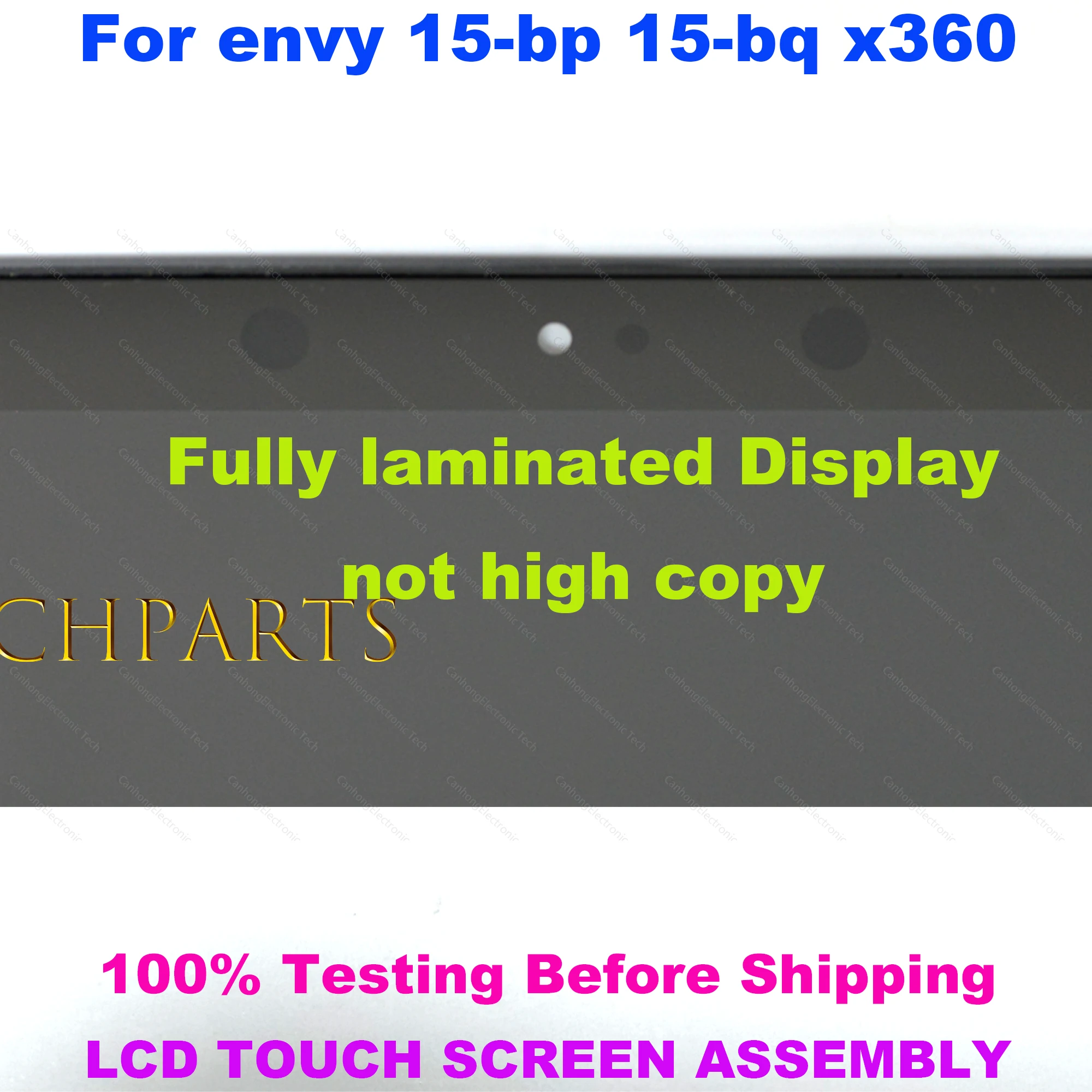 Imagem -04 - Fhd 1080p para hp Envy X360 15-bp 15-bq 15m-bp011dx Display Lcd Montagem da Tela de Toque Painel de Substituição do Portátil 15 bp bq 15.6