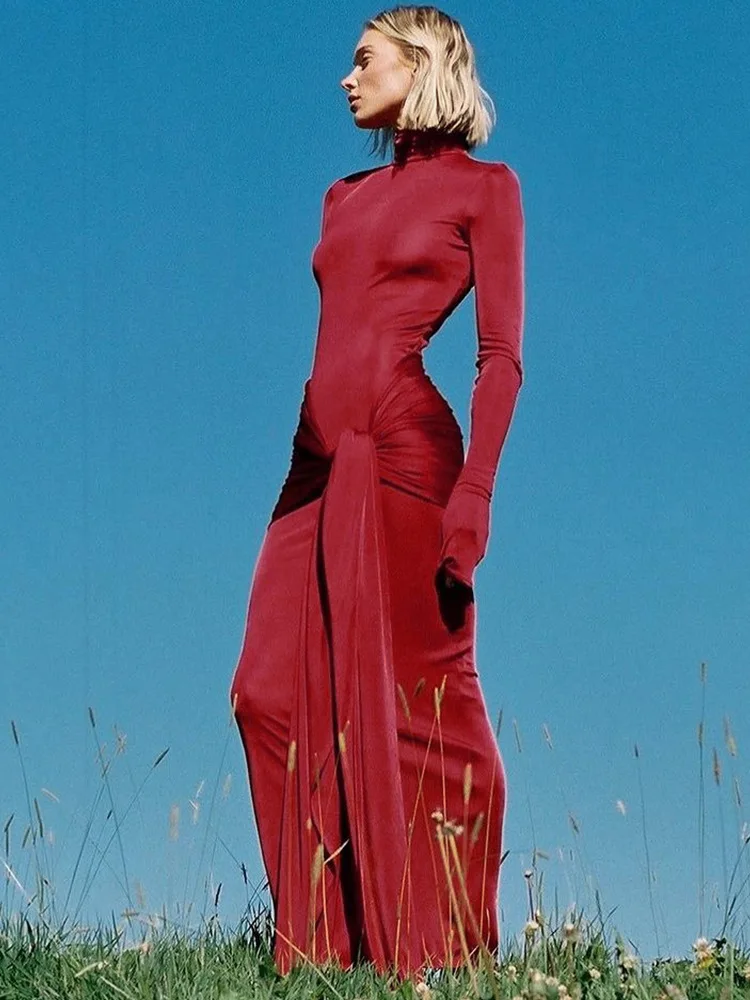 Dresses Womens Dress Vacation Spring Jacquard Ruffled Smocking Diagonal Drop-Waist Regular Loose-Fit Minimalist Style Christmas