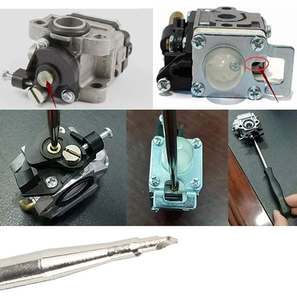 A50U Carburetor Adjusting Tools For 2 Cycle Small Engine  Chainsaw Weed Eater Troy Bilt Etc With Bag,Brush