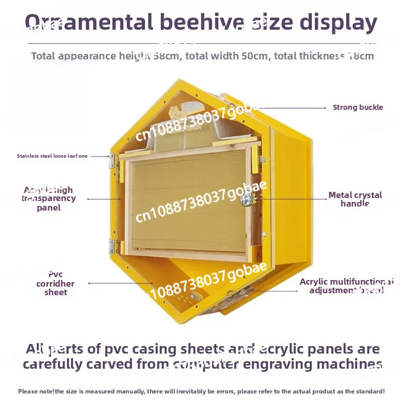 أدوات تربية النحل الداخلية لخلية النحل المثبتة على الحائط 2024 أدوات تربية النحل ذات الإصدار المحدود #3
