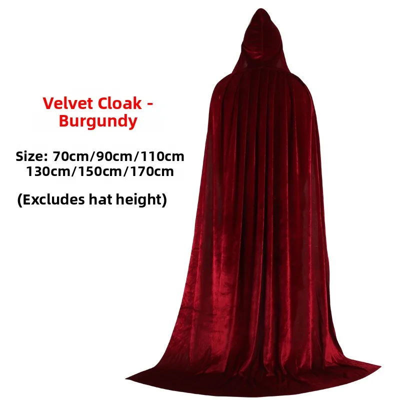 loween Velvet Robe Golden Velvet Wizard Witch Prince Robe Prince Sle Magic Stf Accory for Women's Costume Par
