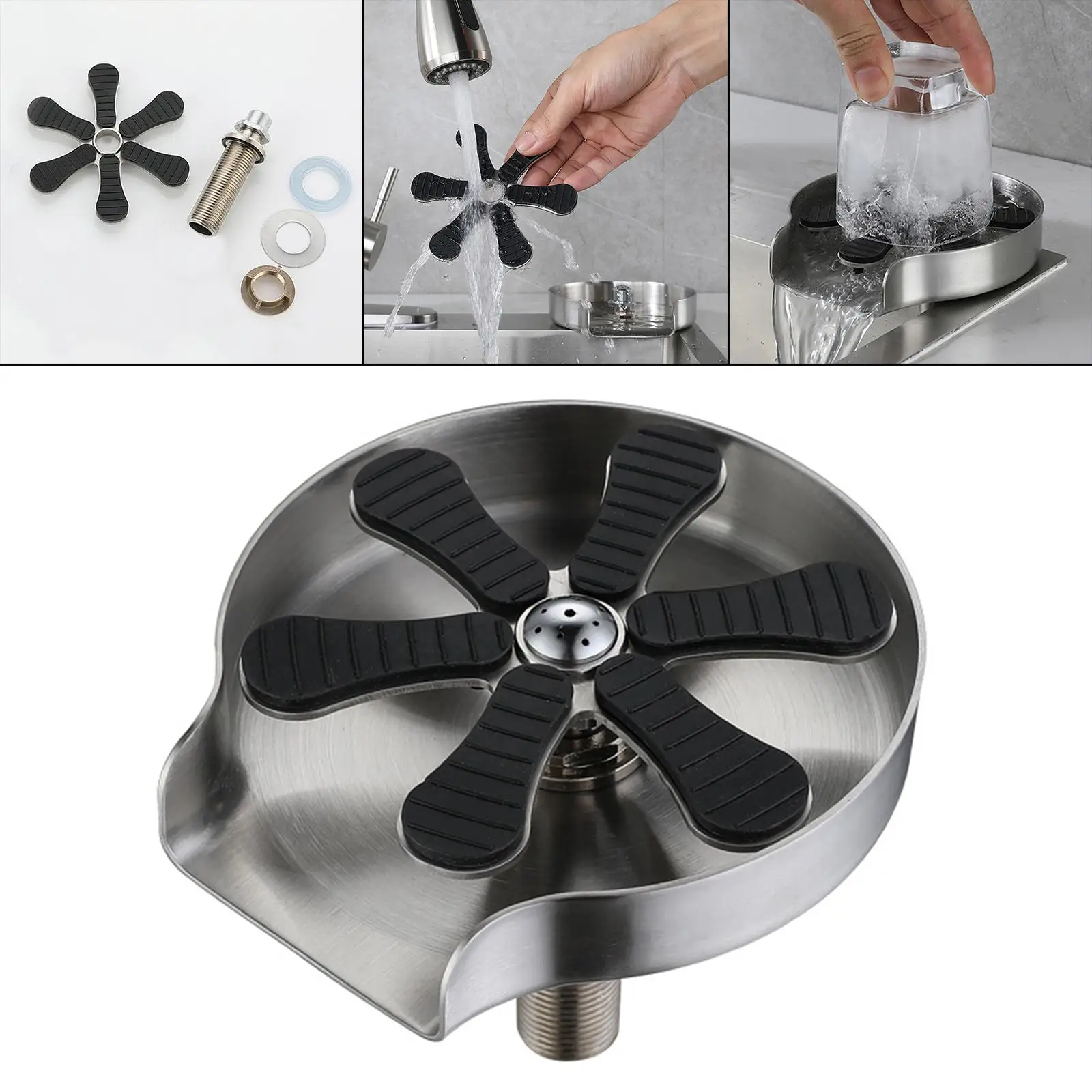 Faucet Cup Washer rinser Attachment DIY DIY Washing Tea Shops ,Resturant, Hotel Sink