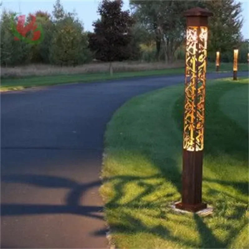 Outdoor Copper Color Lights Environmentally Friendly Outdoor Metal Lights