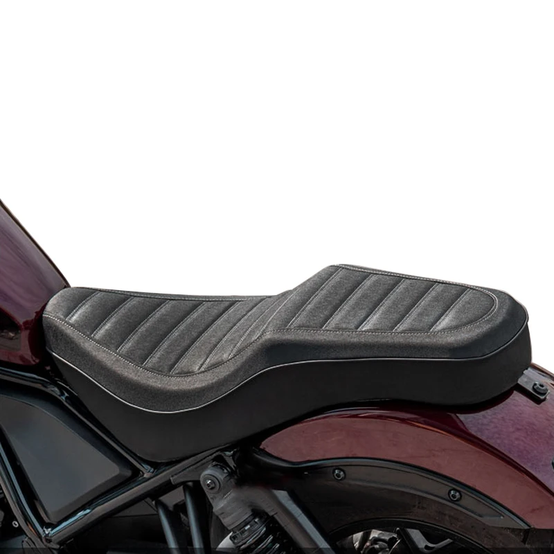 WAASE Integrated Seat Front Rider and Rear Passenger Cushion For Honda Rebel 1100 CM1100 CMX1100 2021 2022 2023