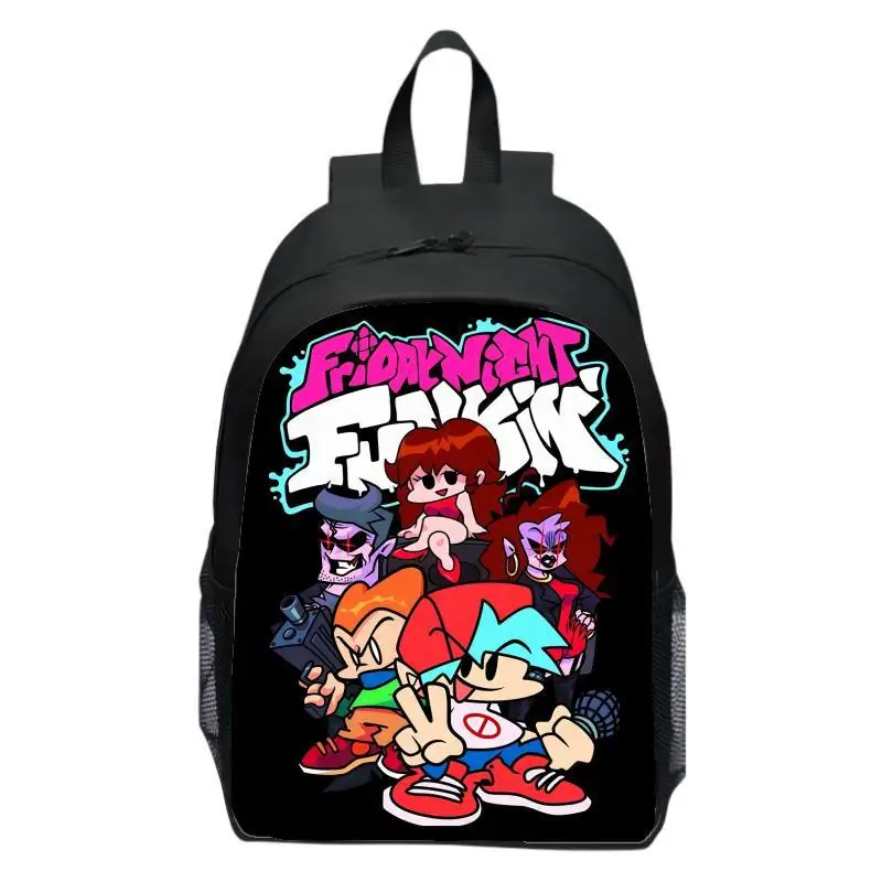Friday Night Funkin Children's Backpack Fashion Backpack for Primary, Secondary, and High School Students