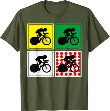 Paris Holiday France Tour Souvenir Radfahren Frankreich Paris Tour T-Shirt Y2k Racing Bike Lover Grafikkleidung Fahrrad ‌ Sport-T-Shirts – Detail 9