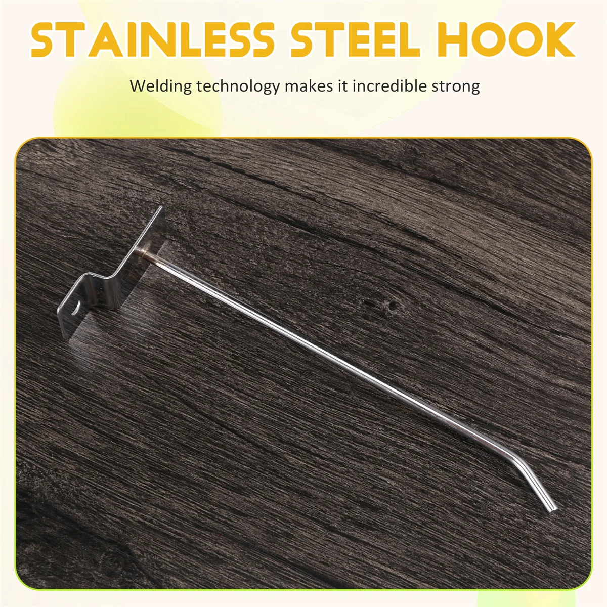 

ABYA 25 x Single Hook Pin Shop Display Fitting Hanger 150mm