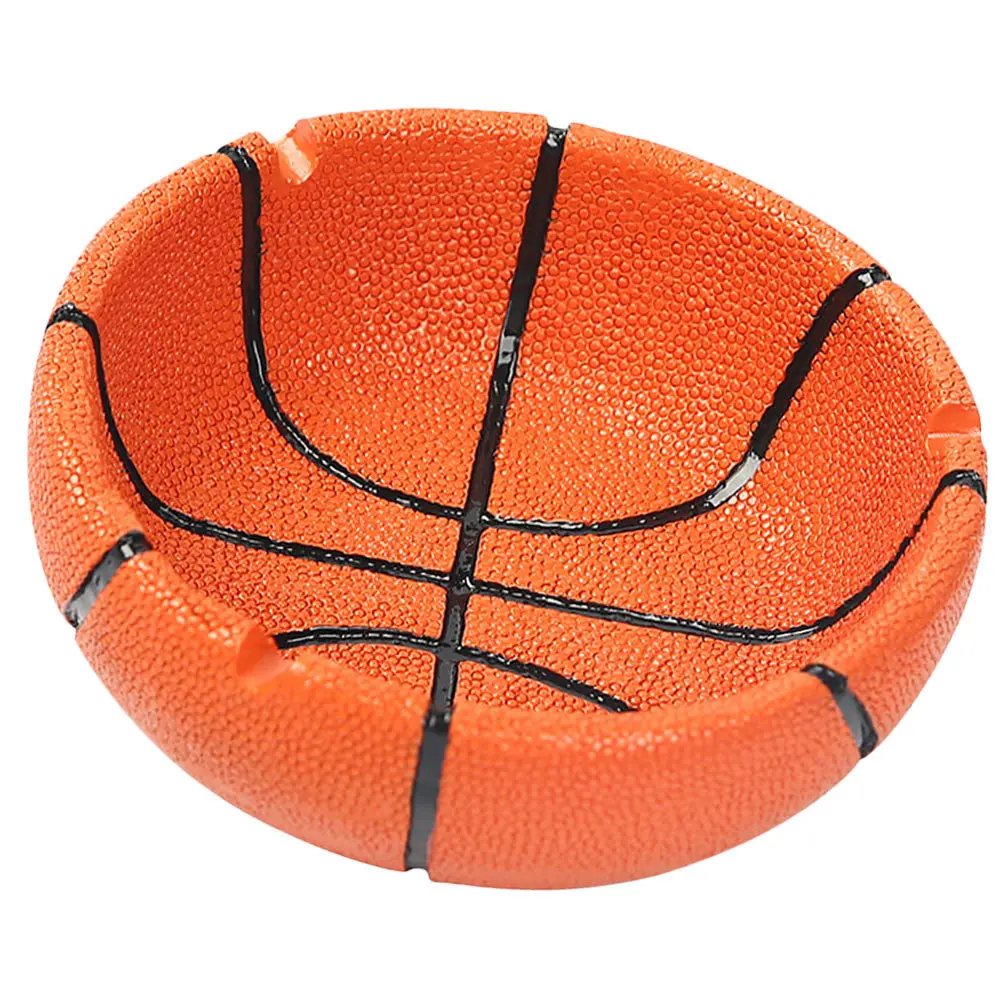

Basketball Ashtray Cigarette Butt Ash Tank Desktop Ornaments Cigar Ash Tray Resin Ashtray