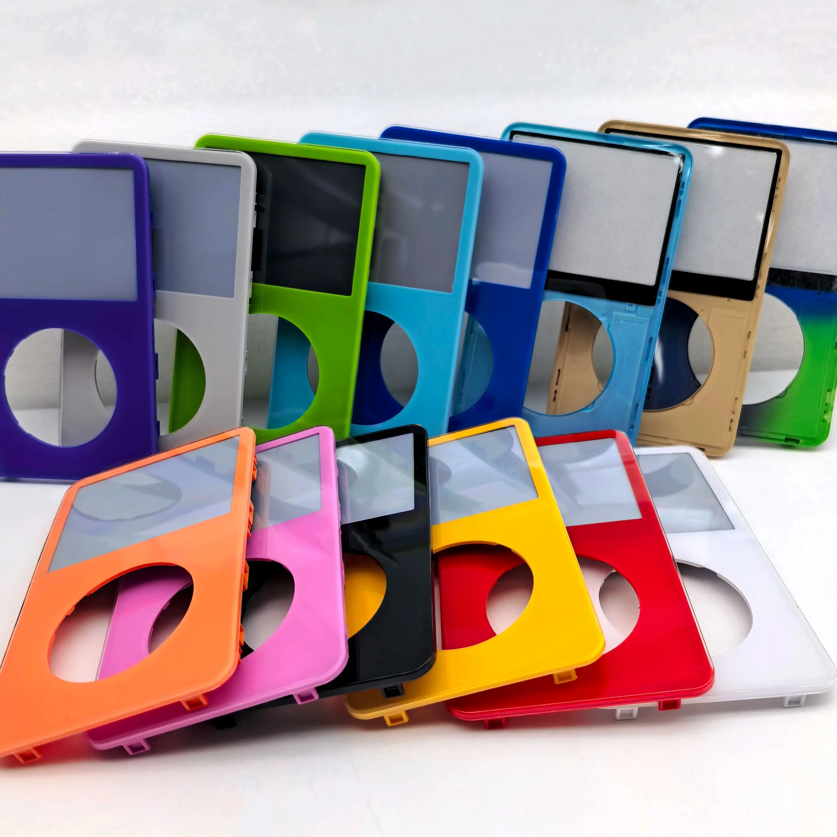 Obudowa przednia z przyciskiem centralnym do iPoda 5. generacji (5.5 generacji) 30GB 60GB 80GB Classic - zamiennik — 2