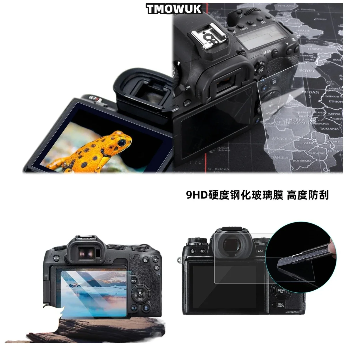 ​​For Fujifilm X-A7 XT2 Anti-Scratch Tempered Glass Screen Protector - 9H Hardness HD Clear Privacy Film With Adhesive​​