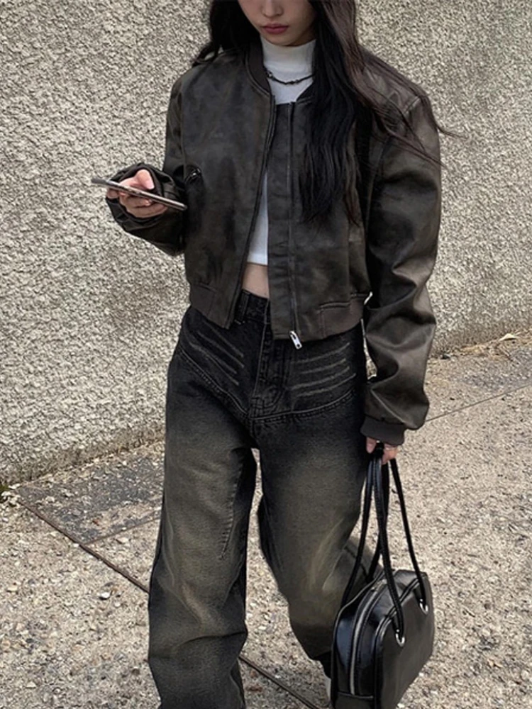 

2025 Women'S Hooded Jackets Spring Autumn Causal Windbreaker Women Basic Jacket Coats Zipper Loose Jackets Famale Oversize