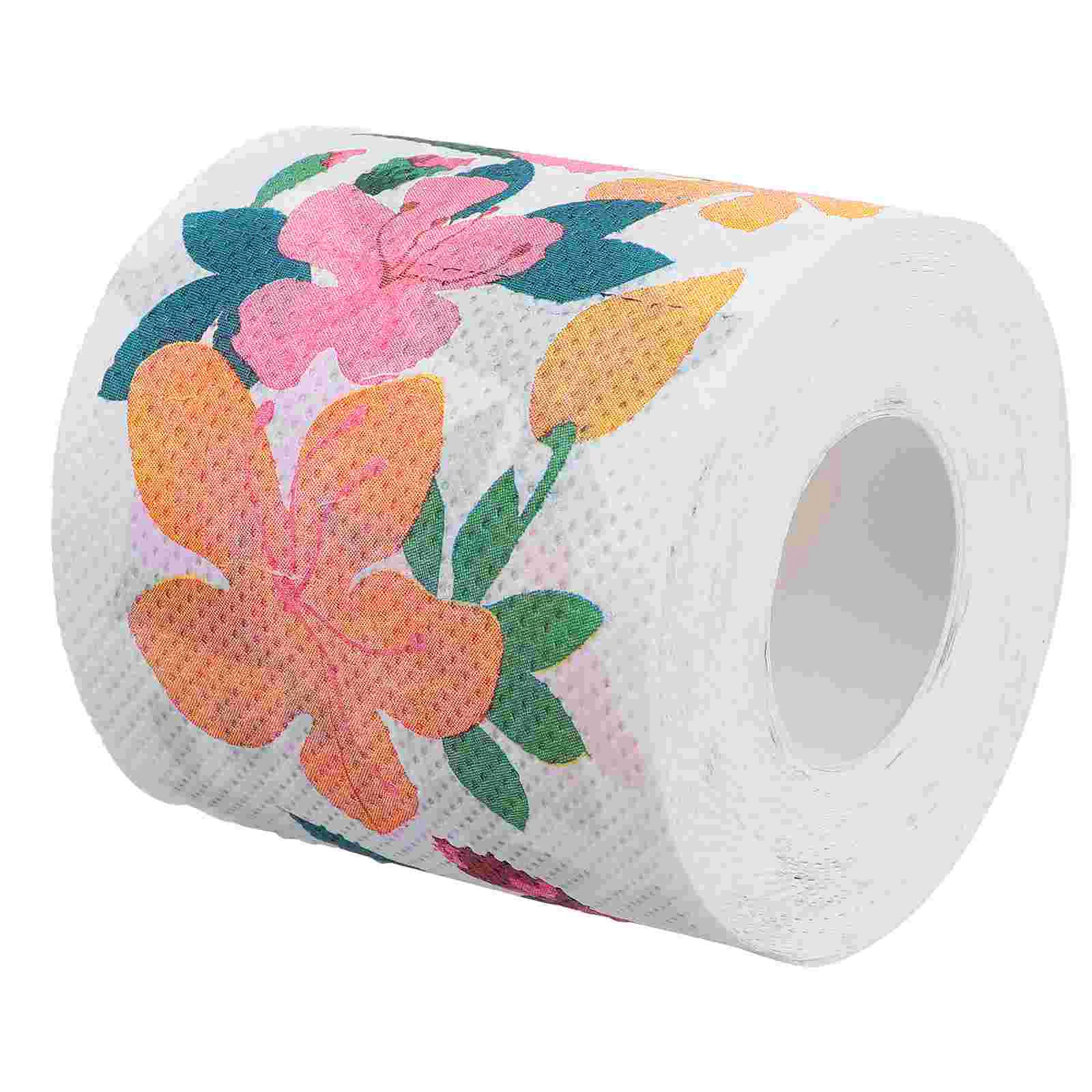 Rollo de papel impreso, pañuelo de papel higiénico, servilleta para servilletas caseras, pulpa de madera virgen central