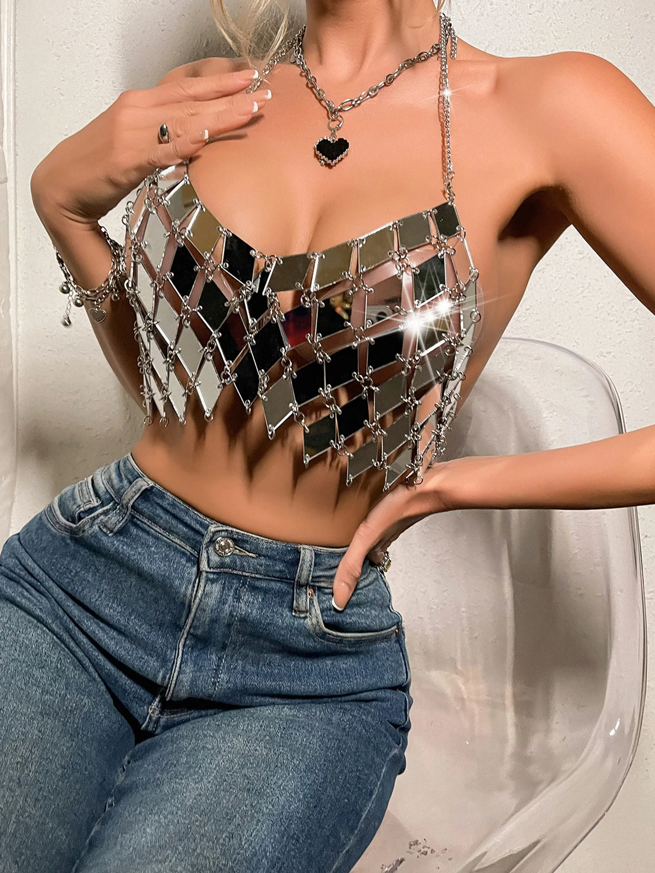 ขายร้อน 2023 ฤดูร้อนใหม่เซ็กซี่ชุดลูกปัด LBZ20384