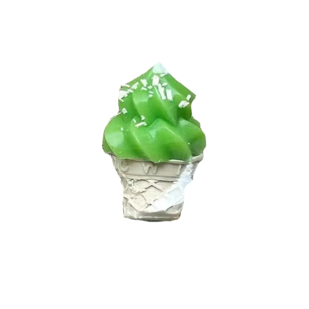 Sweet Style Ice Cream Cone Squeeze Toy Realistic Silicone Ice Cream Soft Slow Rebound Toys Super Soft Creative