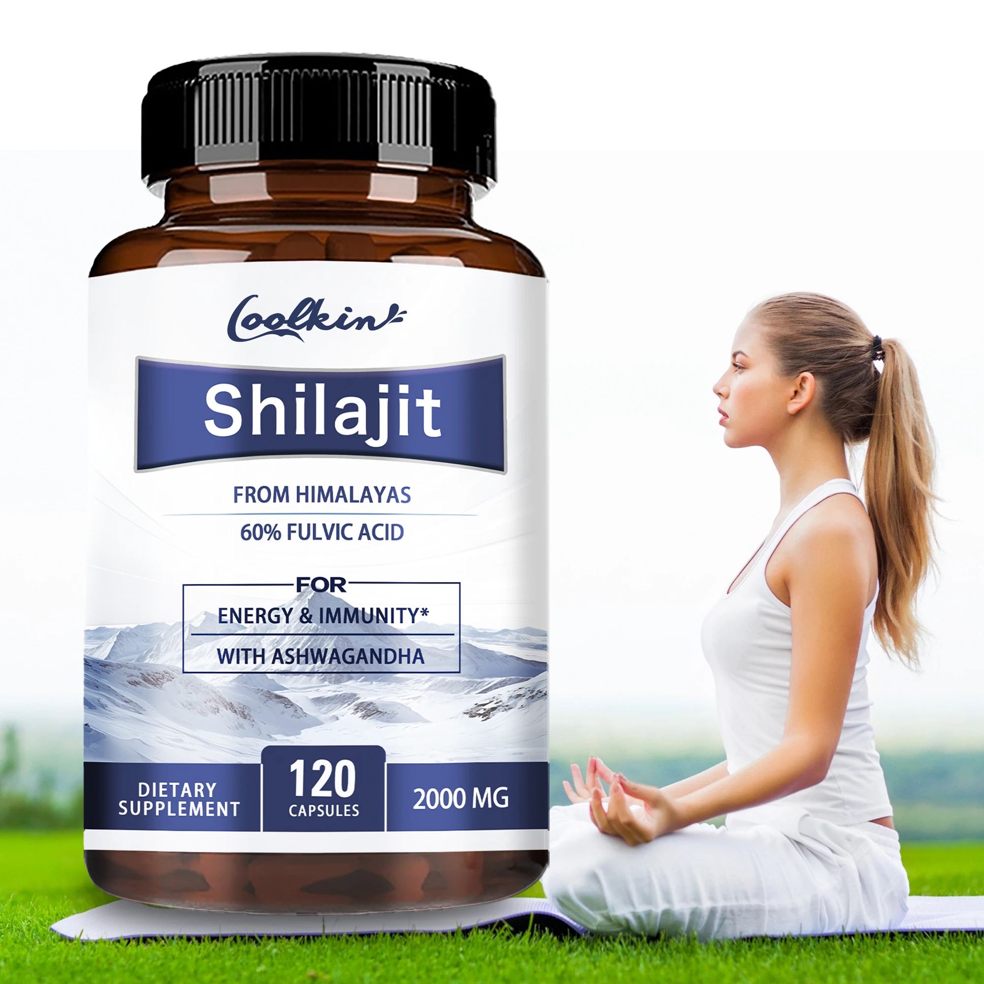 

Shilajit — высокие минералы и повная кислота — снятие усталости, повышения энергии, выносливости и иммунитета — 120 капсул
