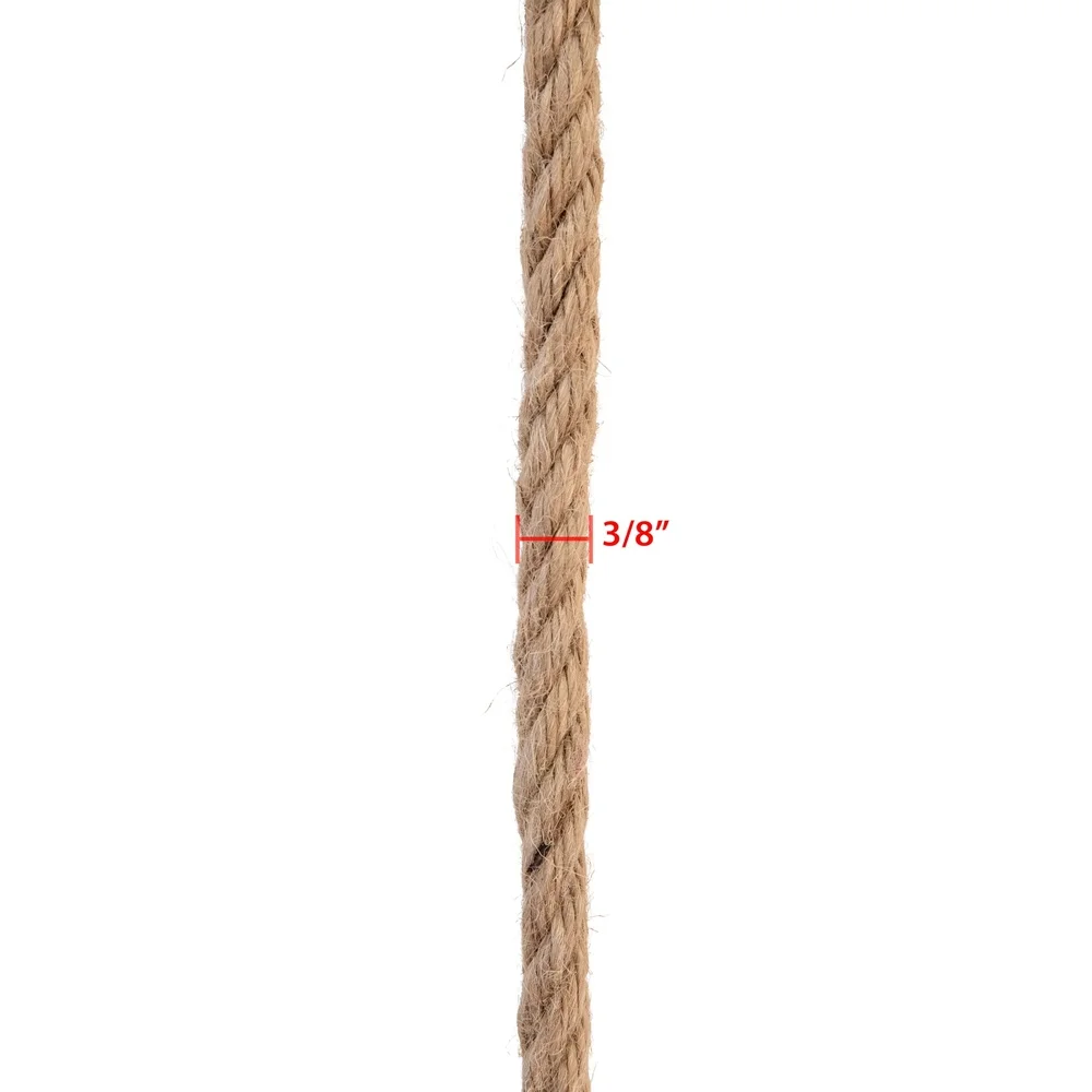 الجوت الطبيعي تويست حبل تقليم 3 ياردة صديقة للبيئة دائم الحرفية حديقة الديكور المفروشات المشاريع الربط الزخرفية 100%
