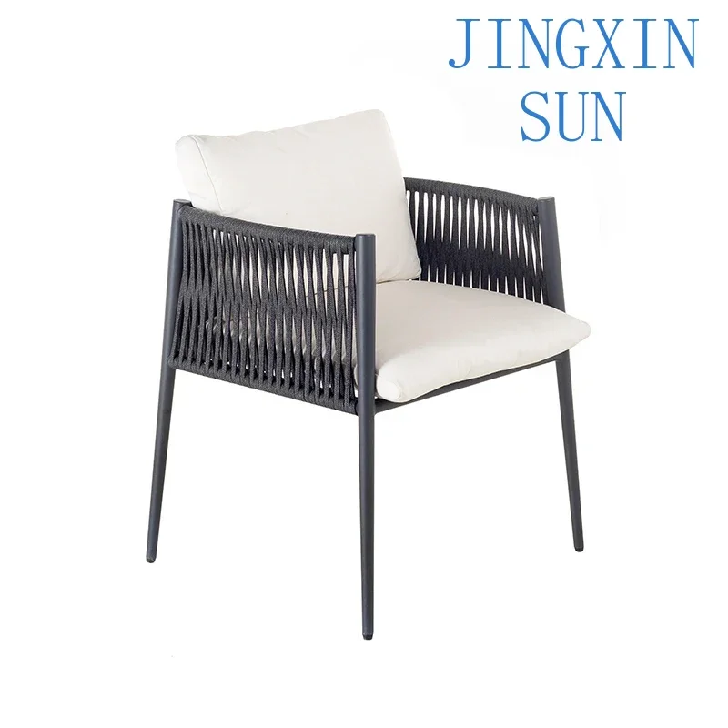 Modern Rattan Chair For Open Air Garden Courtyard Villa Balcony Nordic Water Proof Outdoor Chairs Outdoor Furniture Beach Chair