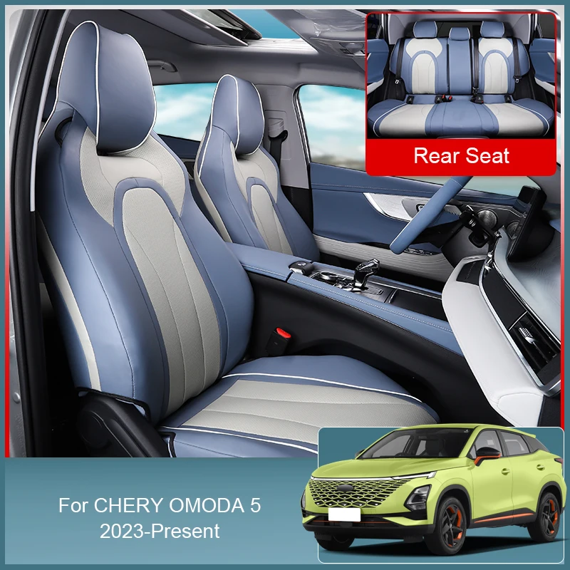 

Car Customized For Chery OMODA 5 2023-Present Car PU Leather Full Surrounding Seat Cushion Cover Protect Waterproof Accessory