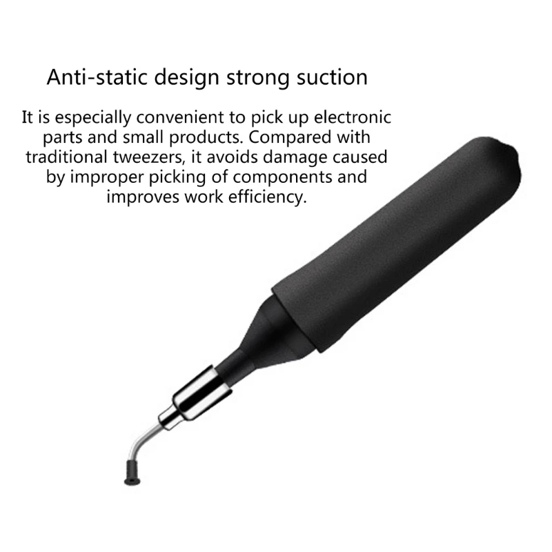 stylo d'aspiration sous vide avec 4 ventouses IC pince à épiler outil stylo d'aspiration