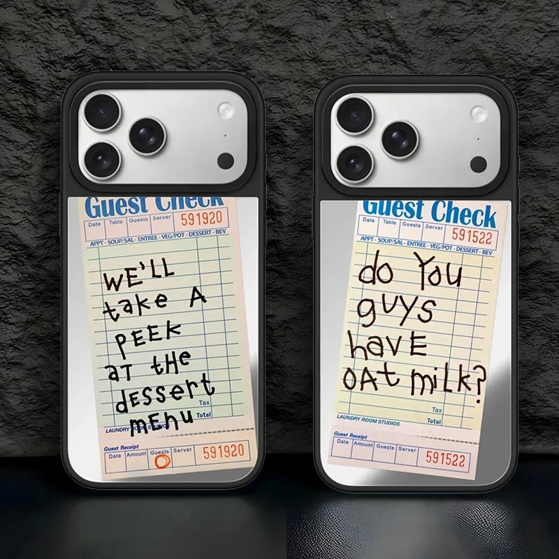 

Do You Guys Have Oat Milk Mirror Surface Magnetic Phone Case Cover for IPhone 12 13 14 15 16 17 Pro Max Case for IPhone 17 Air