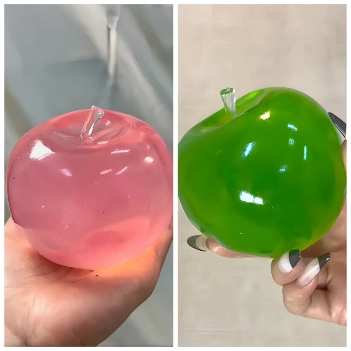 Hot selling high-value apple maltose kneading and kneading toy with plasticity, slow rebound and decompression, handmade ball