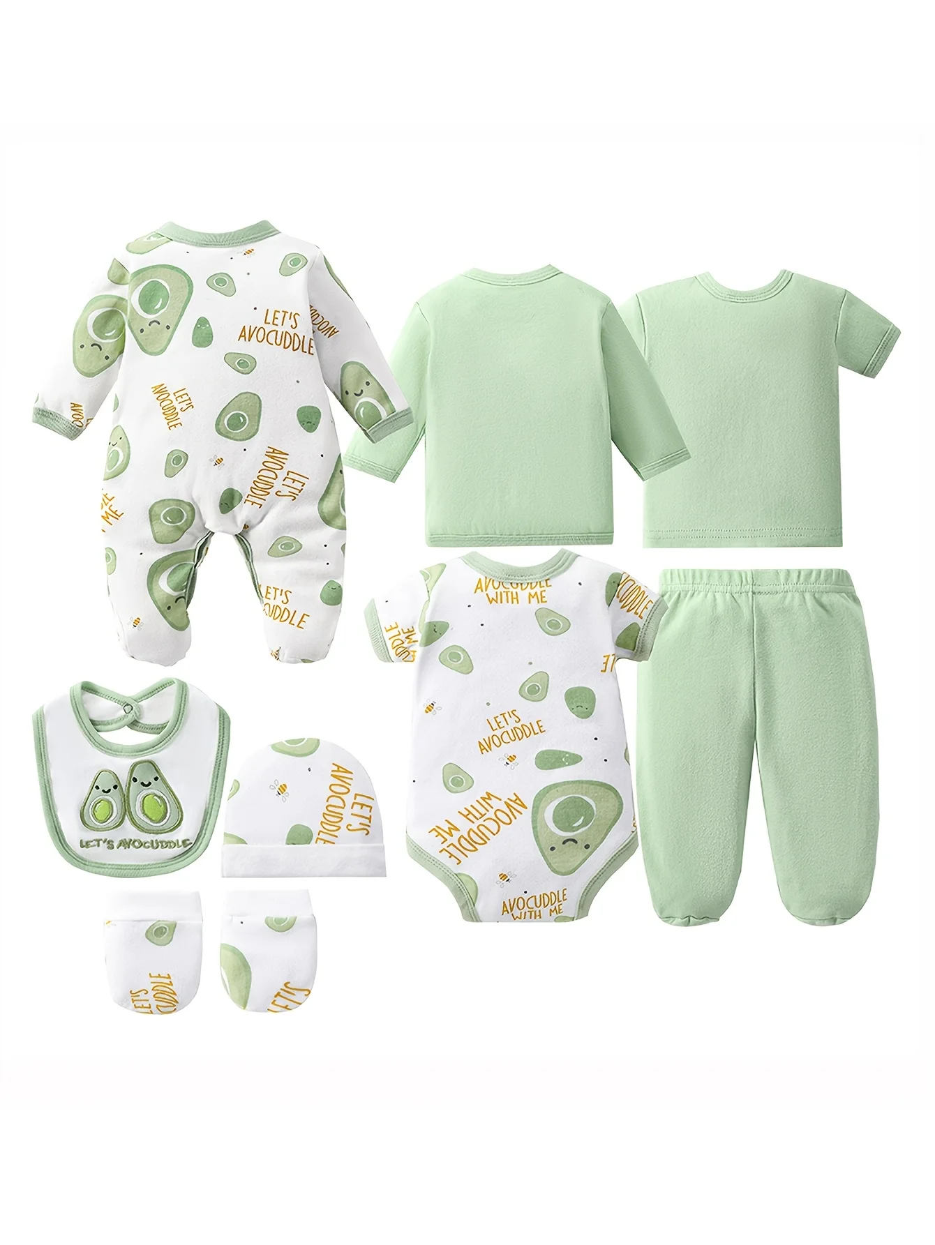 Newborn Cotton Essentials 8pcs Set 2