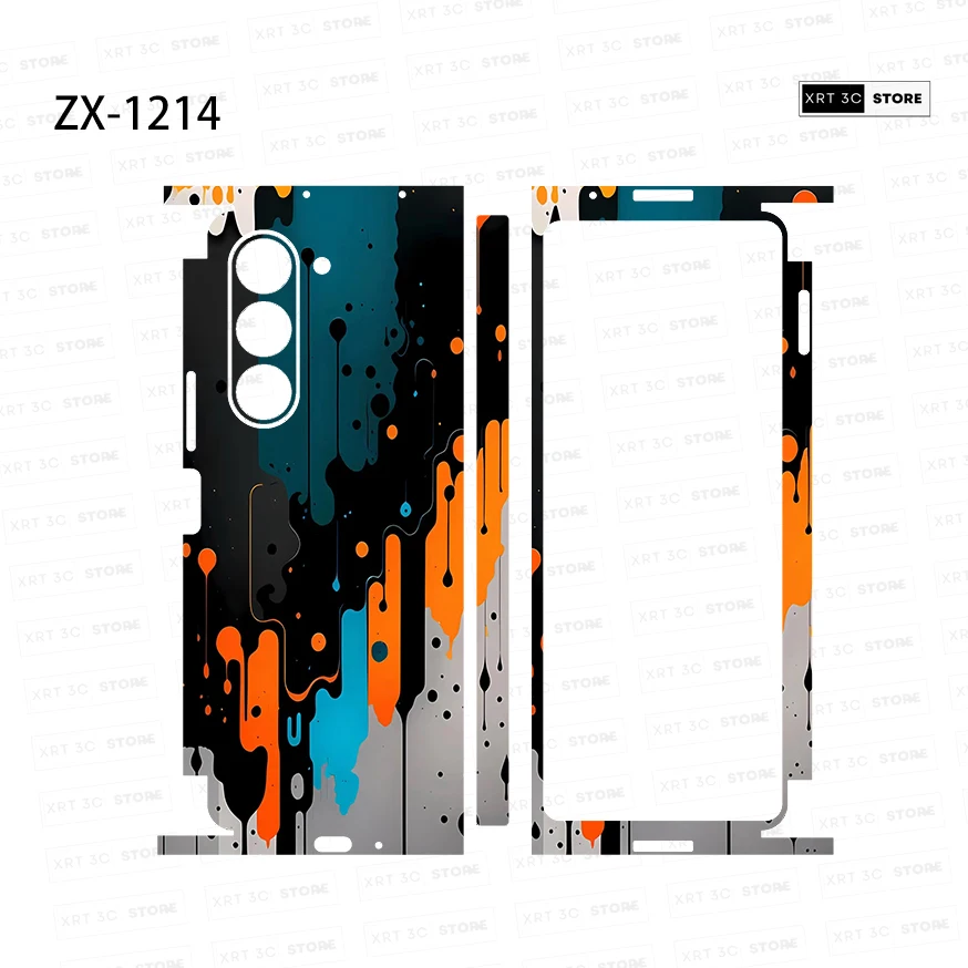 3M Colorful Anti-Scratch Stickers For Samsung Galaxy Z Fold6 5 4 3 2 Fold5 Fold4 Protective Decal Skin Cover Back Film