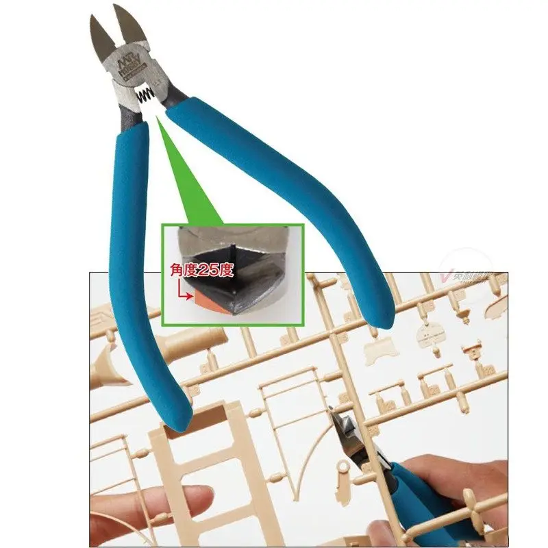 MR.Hobby Model Tool Sharpening 25 ° Double-edged Cutting Pliers Water Mouth Pliers MT105