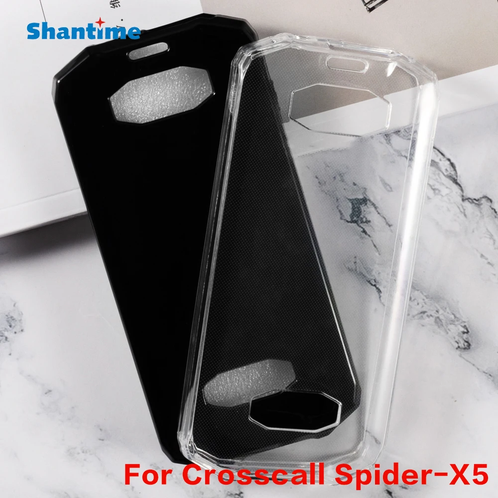 For Crosscall Spider-X5 Gel Pudding Silicone Phone Protective Back Shell For Crosscall Spider-X5 Soft TPU Case