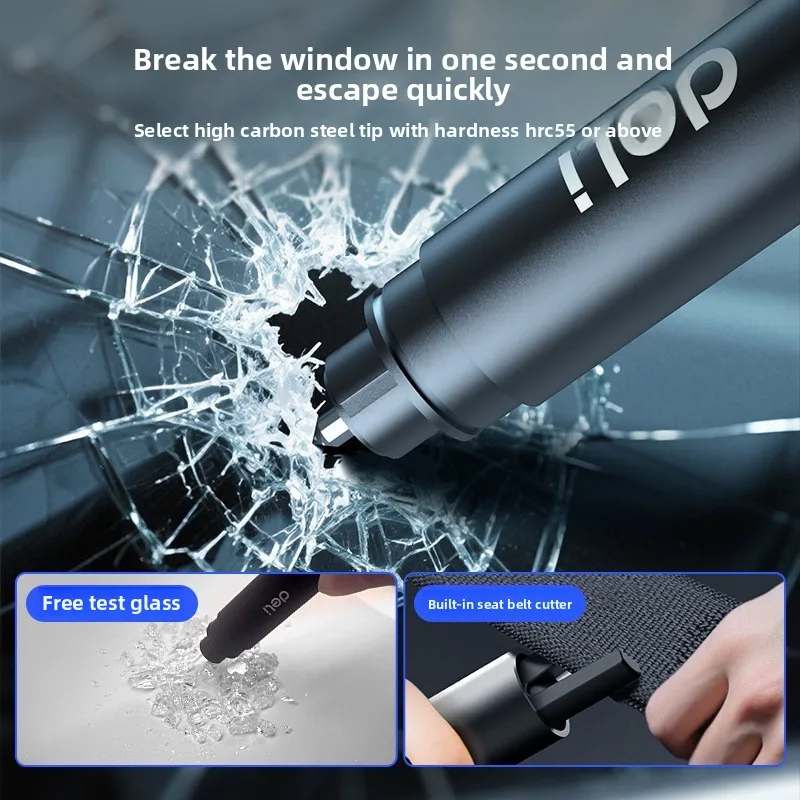 Car safety life-saving window-breaking artifact escape car emergency vehicle one-second window-breaking firing pin