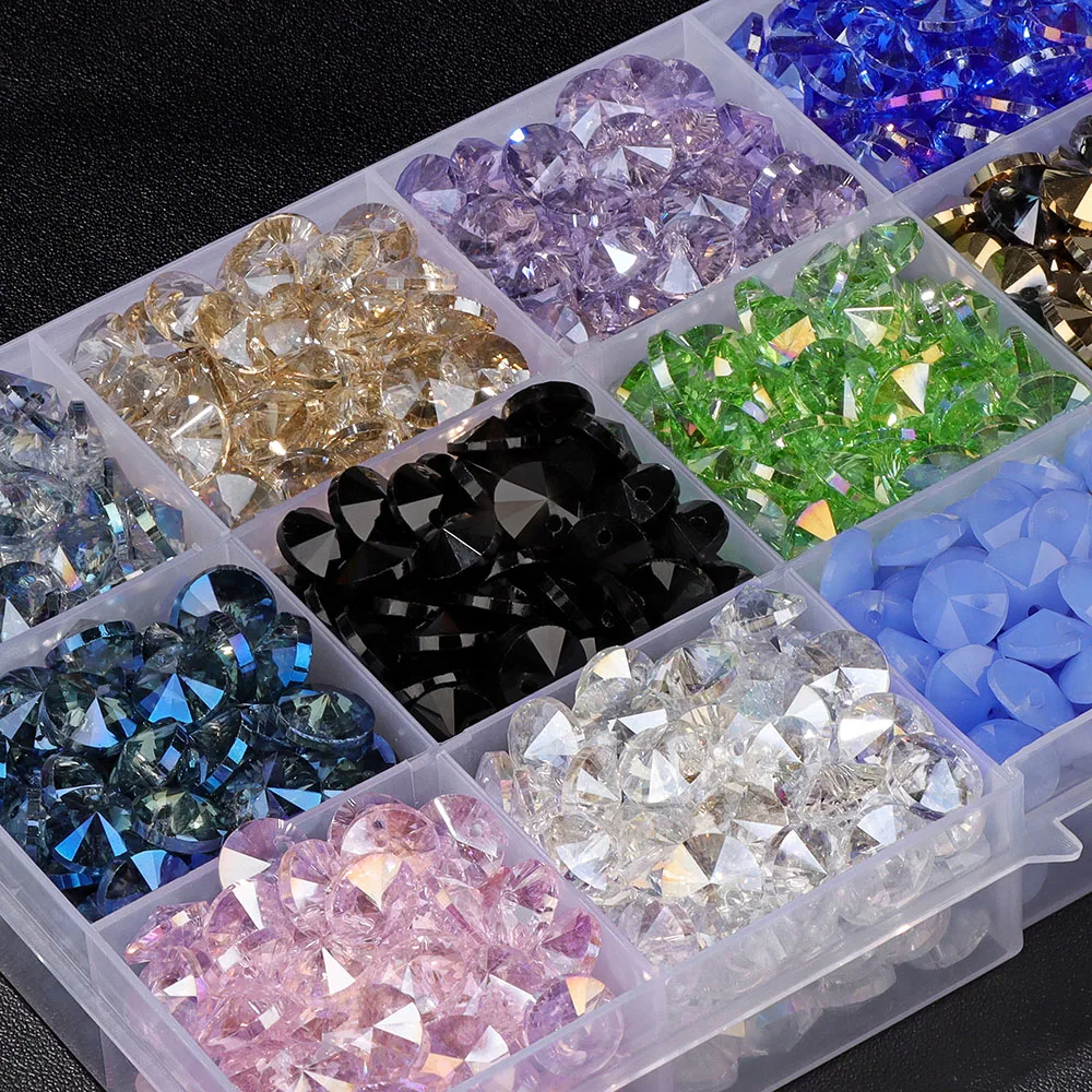 

30pcs Austria Faceted Crystal Beads 4x6mm UFO Shape Rhinestone Loose Spacer Glass Bead For Jewelry Making Art Cloth Accessories